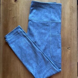 ZYIA Slate Floral Light n Tight Leggings with Pocket